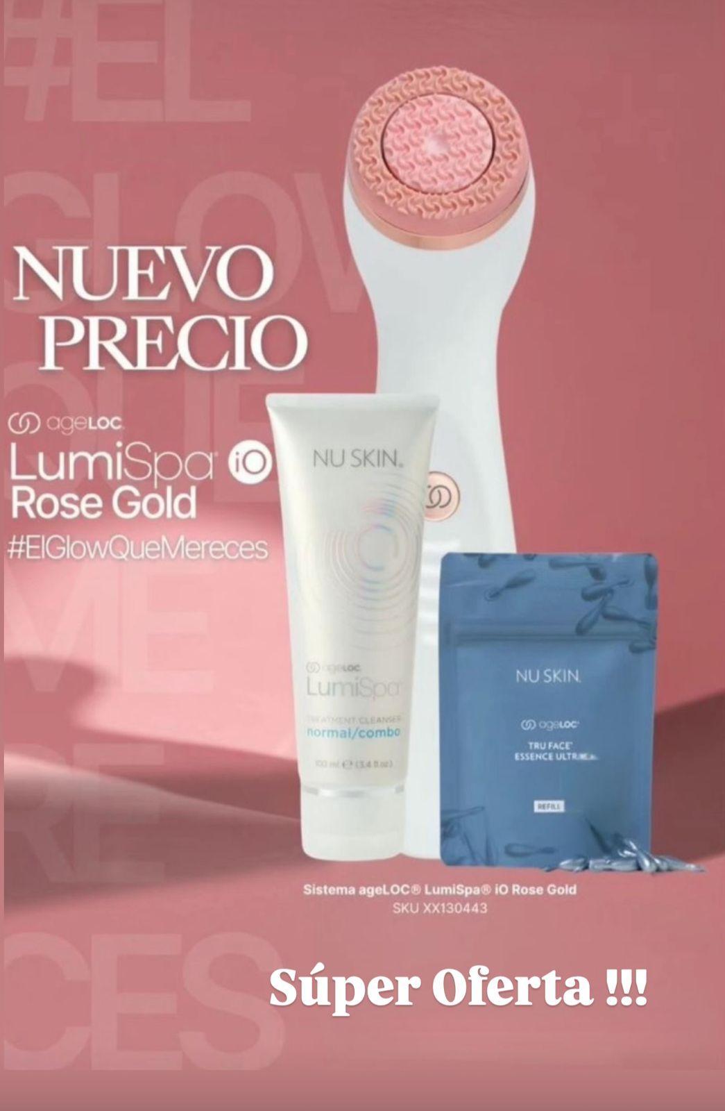 Sistema ageLOC® LumiSpa® iO Oro Rosa